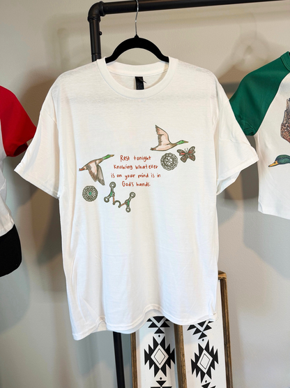 In God’s Hands Tee or Crewneck