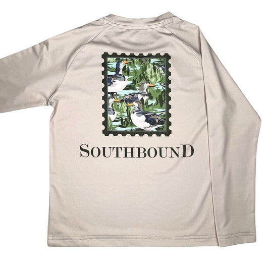 Duck Stamp Performance Long Sleeve Shirt