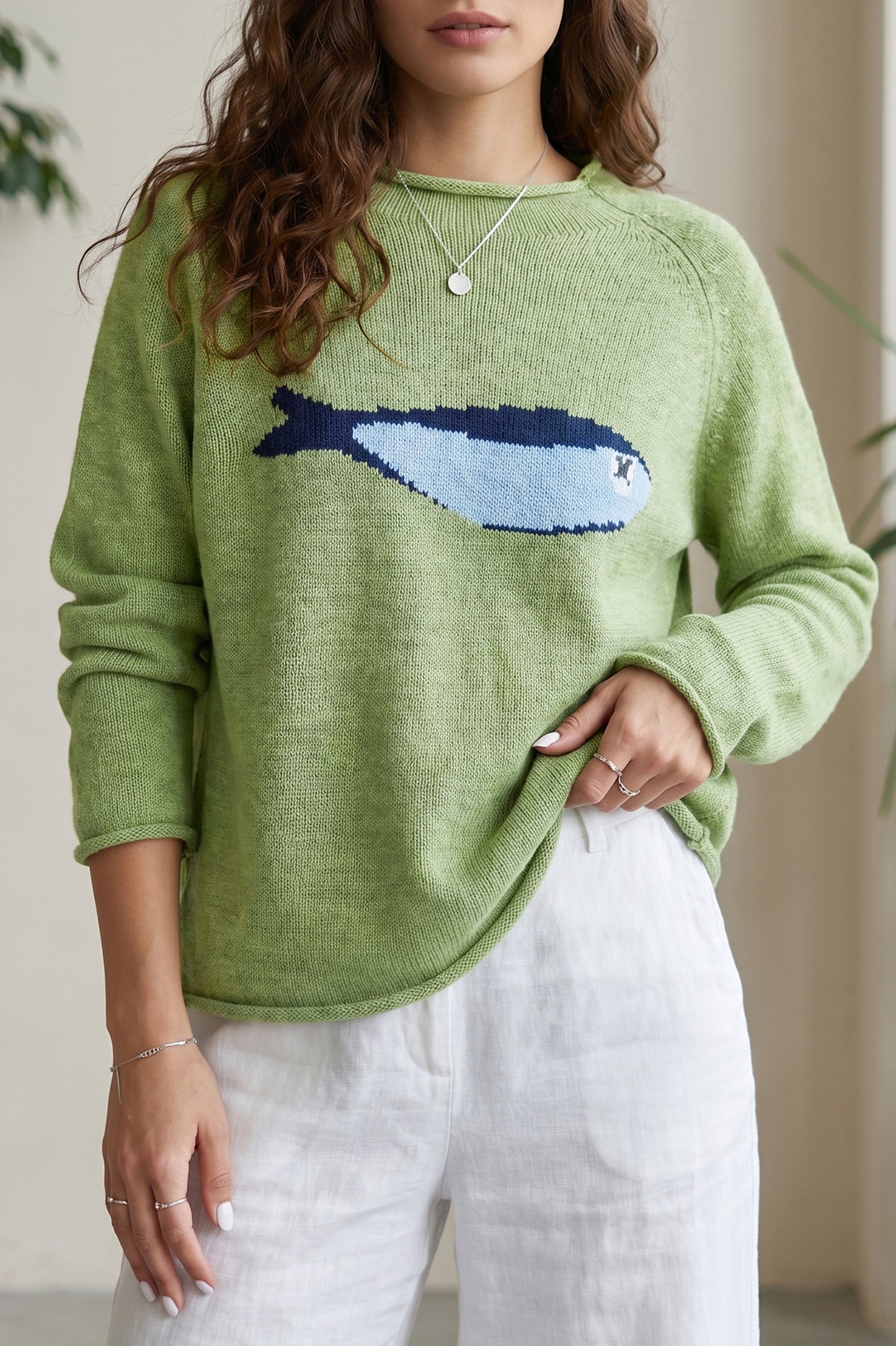 Catch of the Day Knit Sweater