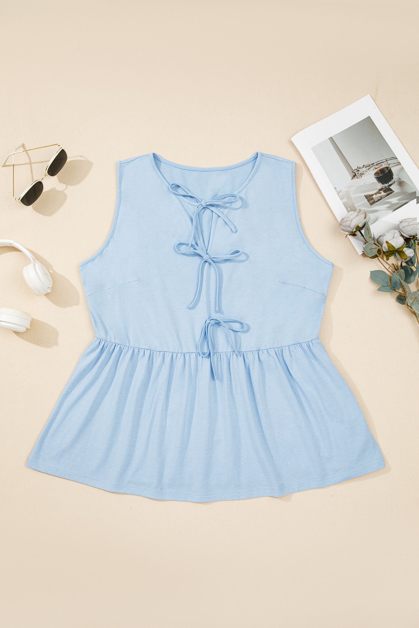 Starlight Plus Size Bow Tank Top