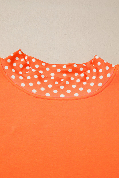 Field Day Polka Dot Plus Size Sweatshirt