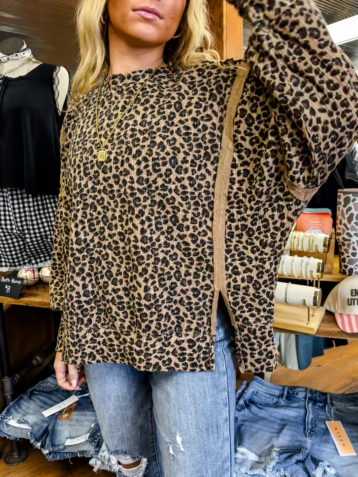 Lucy Leopard Sweatshirt