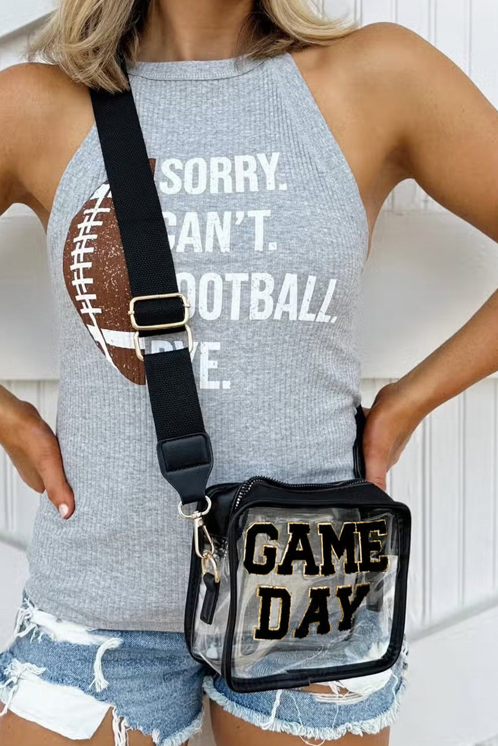 Friday Night Game Day Clear Bag