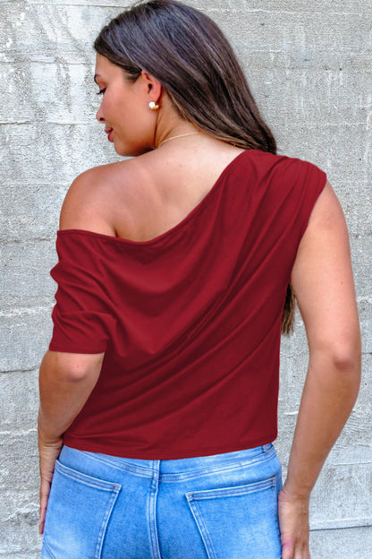 Sweet Talk Plus Size Asymmetric Blouse