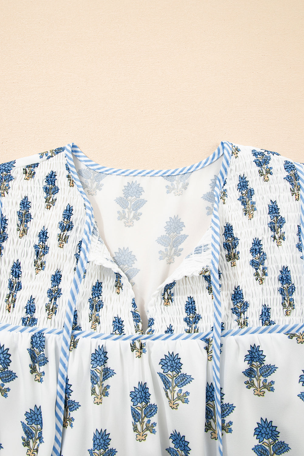 Sunday Picnic Floral Puff Sleeve Mini Dress