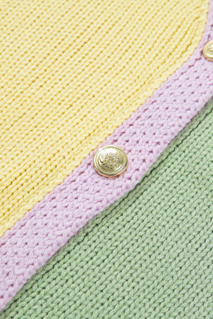 Sunbeam Colorblock Knit Cardigan