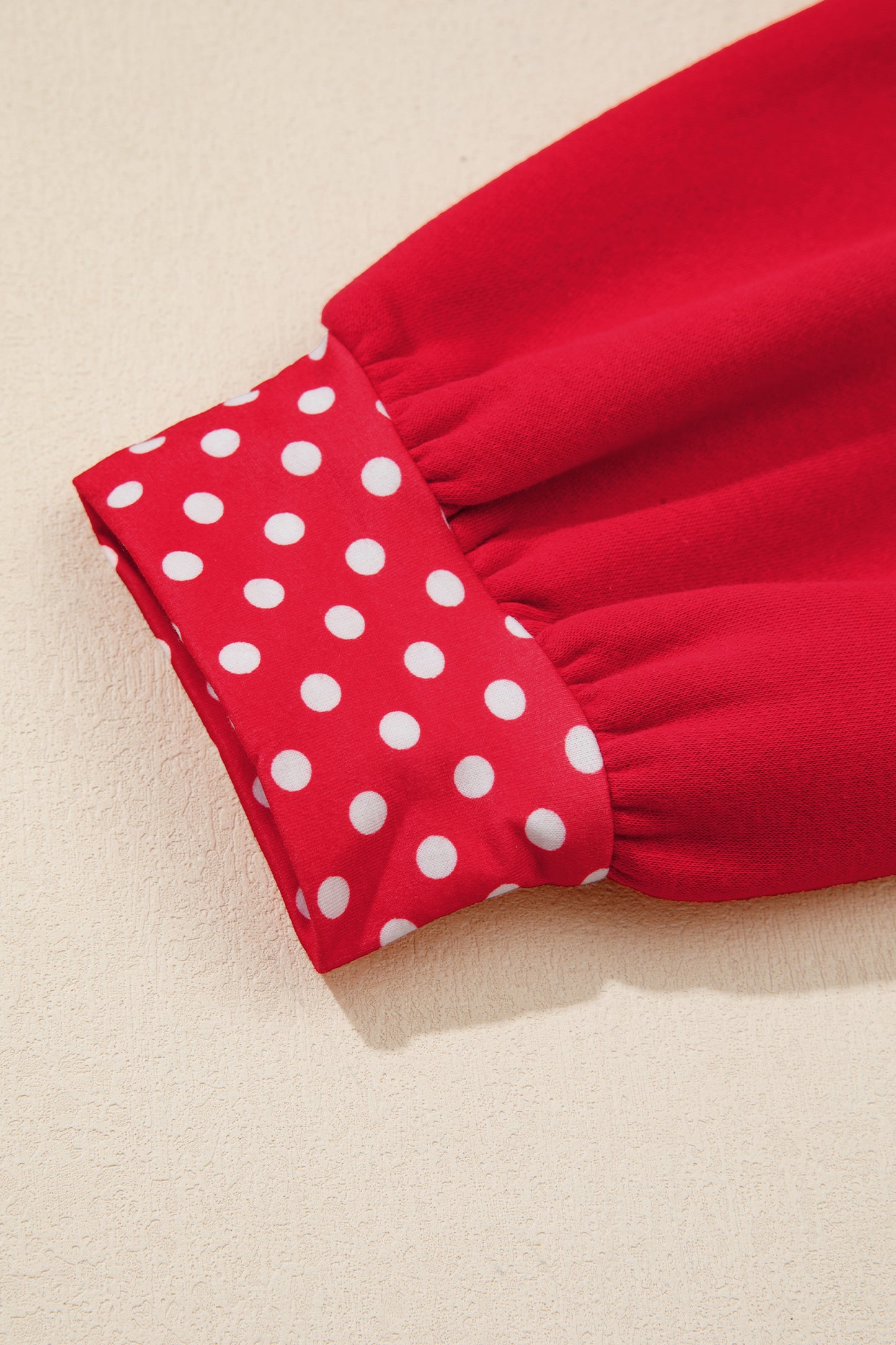 Field Day Polka Dot Plus Size Sweatshirt