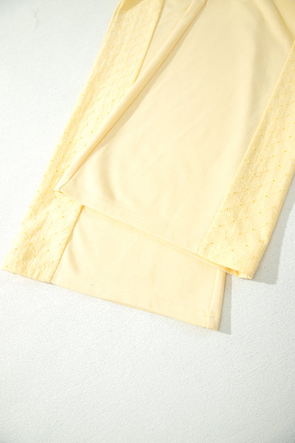 Lacewood Eyelet Pullover Pants Set