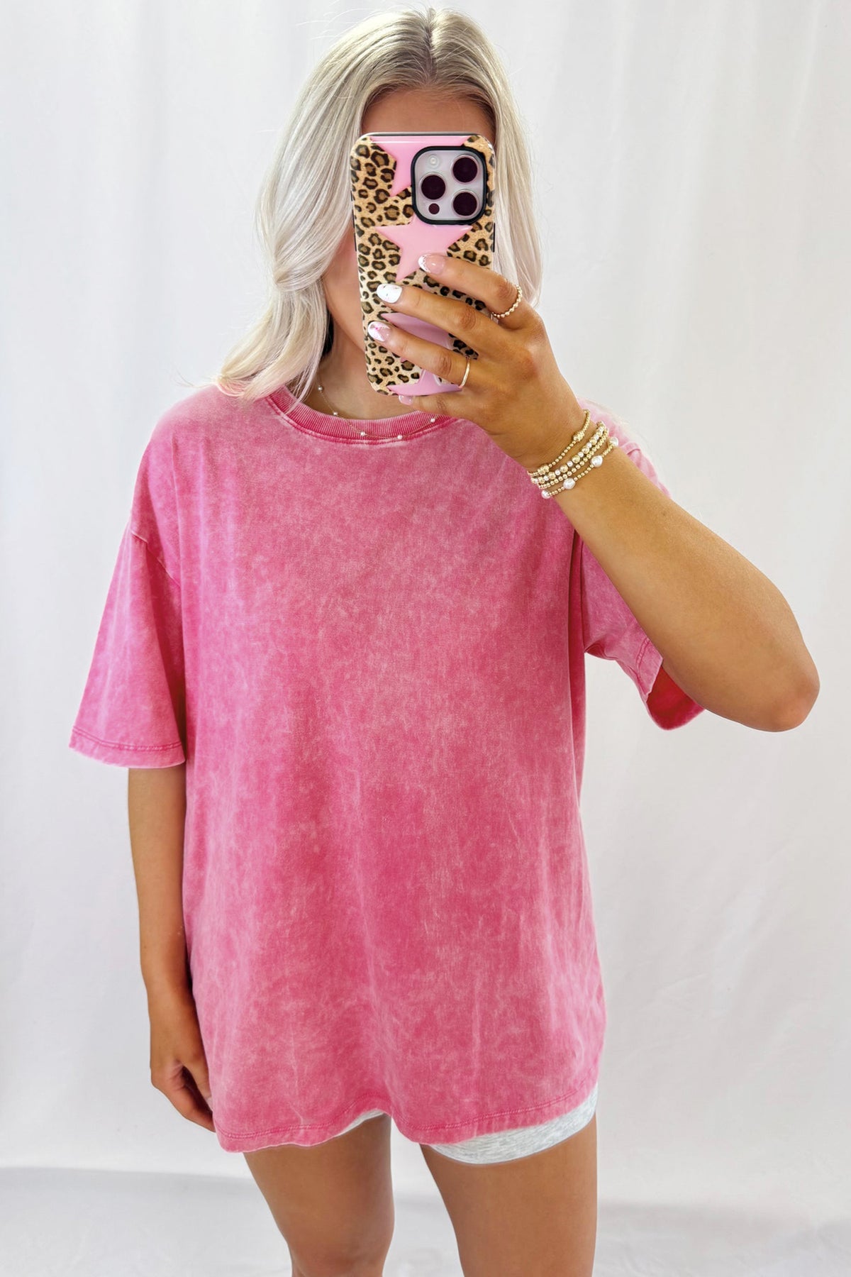 Mineral Washed Oversized Tee