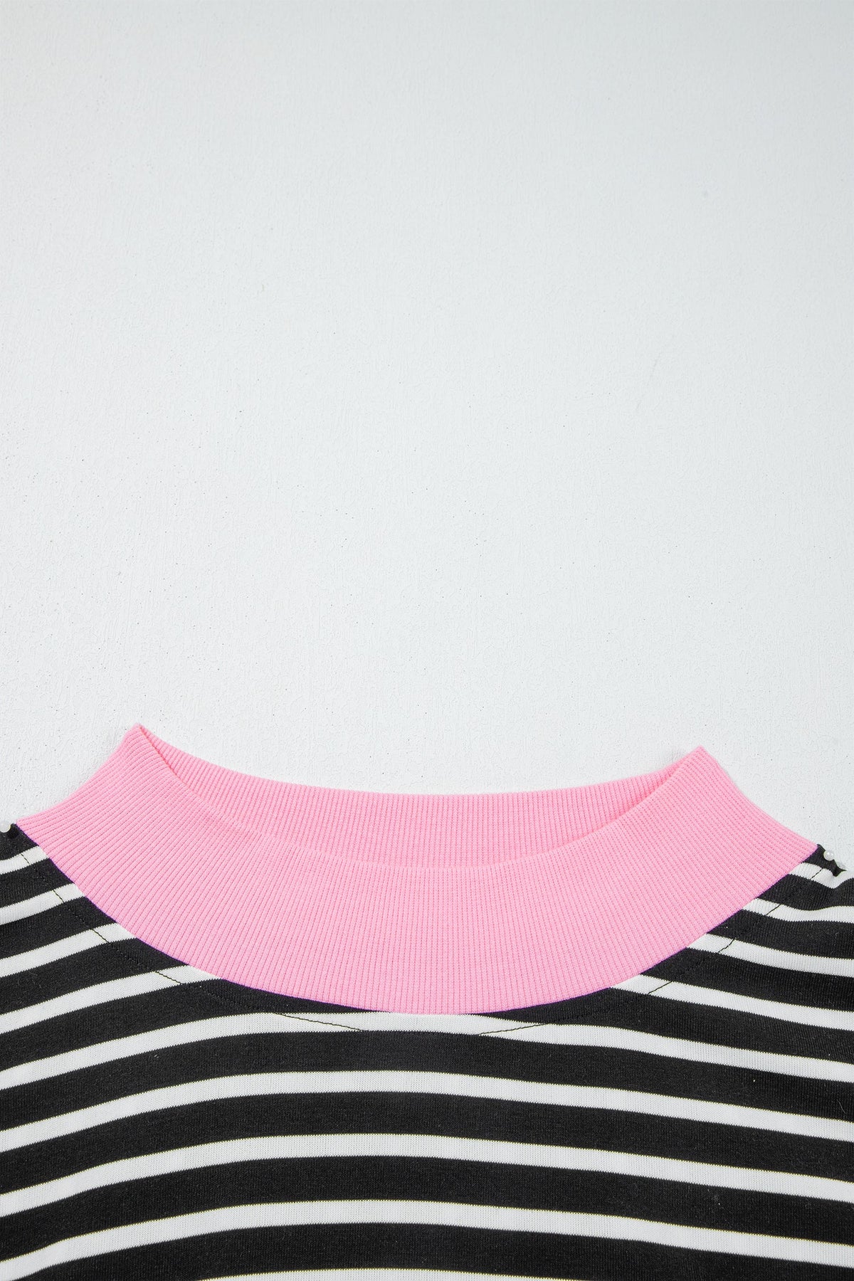 Plus Size Striped Colorblock Top & Shorts Set — product image 4