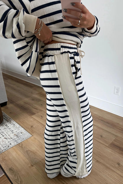 Coastal Stripe Ribbed Pant Set