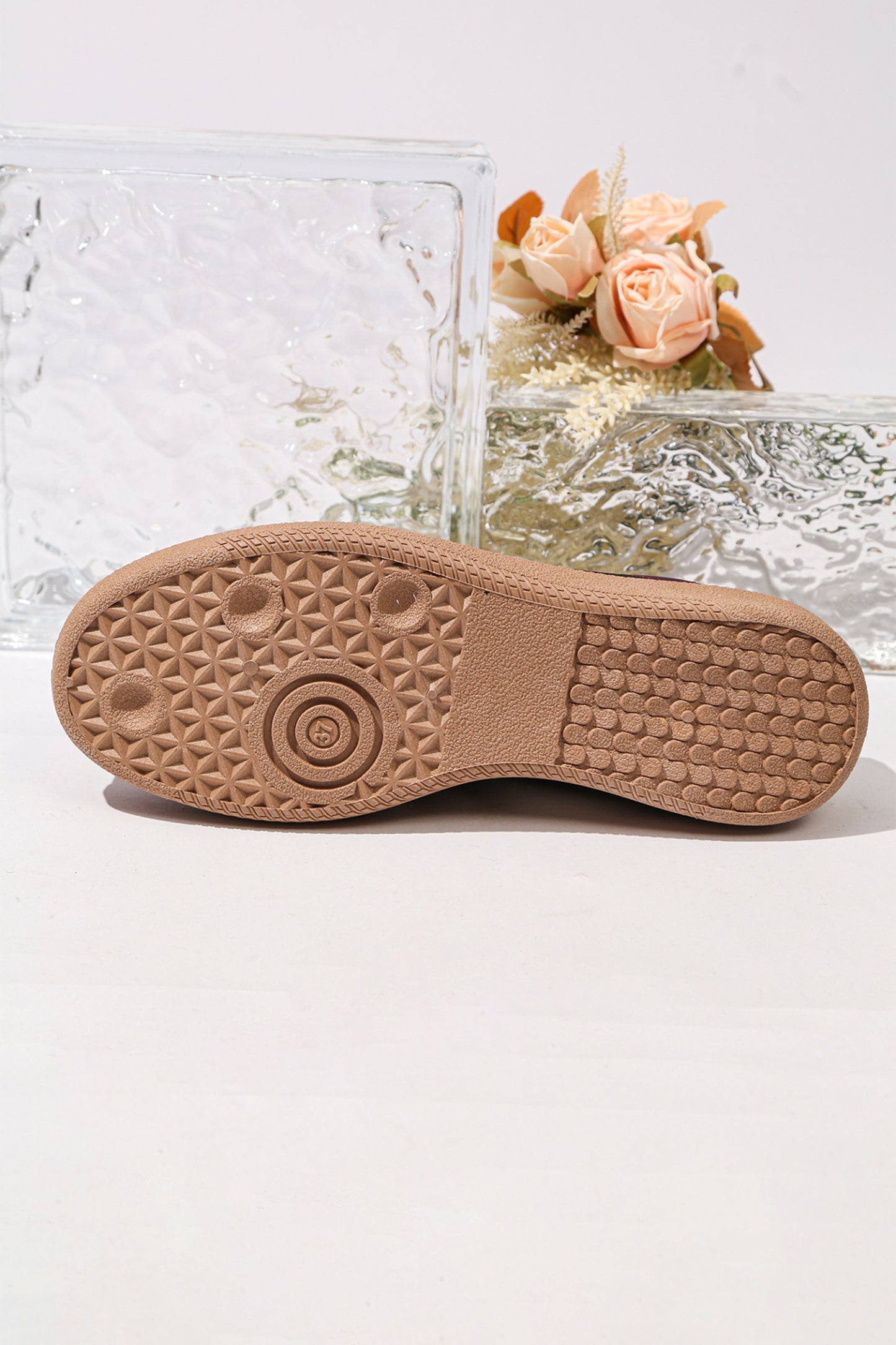 Sunlit Eyelet Faux Suede Sneakers