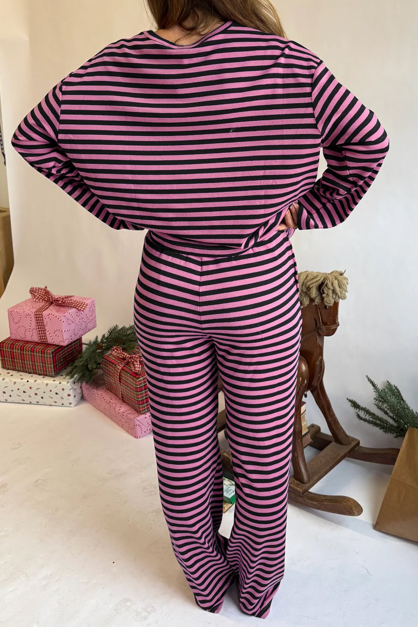 Sunrise Stripe Pants Set