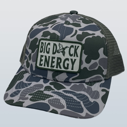Big Duck Energy Green Patch Old School Camo/Loden