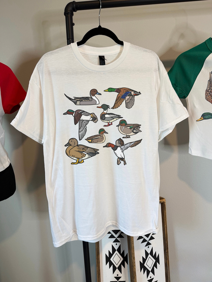 Duck Collage Tee or Crewneck