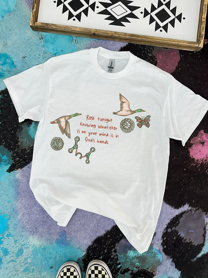 In God’s Hands Tee or Crewneck