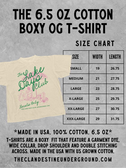 Underground Original Design: Rather Be Fishing, 3 Fish Boxy Cotton TShirt
