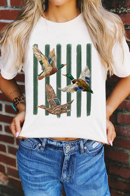 Greenhead Stripe Mallard Tee