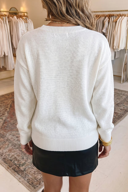Mallard Drop Shoulder Knit Sweater