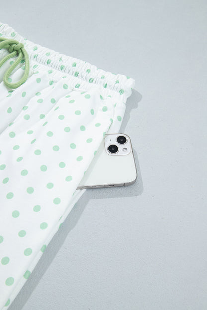 Polka Dot Colorblock Lounge Set