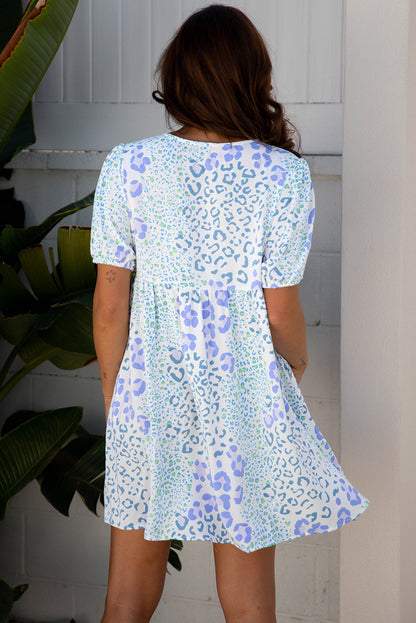Bluebell Floral Bow Mini Dress