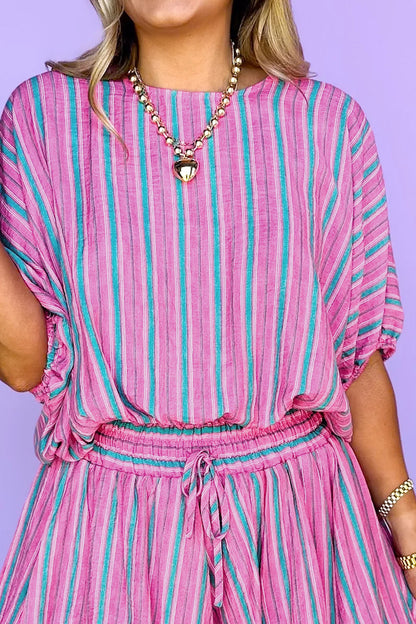 Picnic Stripe Shorts Set