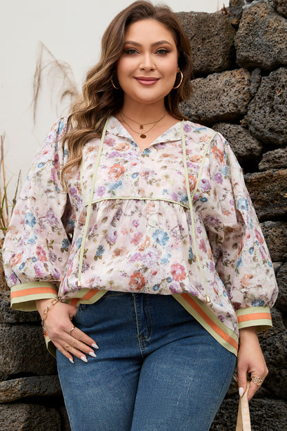 Floral Babydoll Blouse