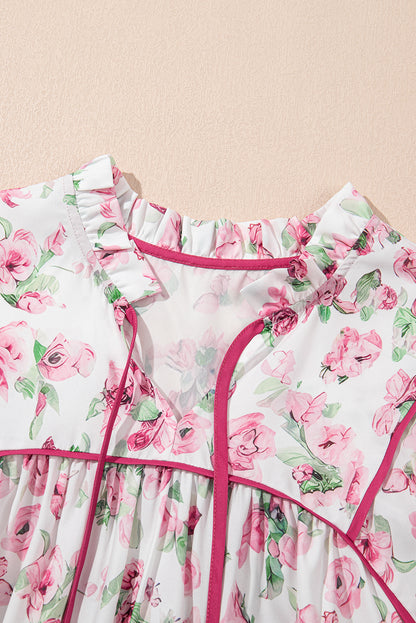 Bluebell Floral Plus Size Mini Dress
