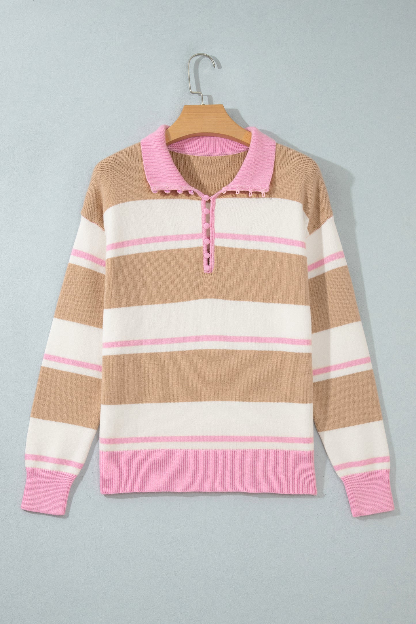 Marsh Striped Drop Shoulder Sweater