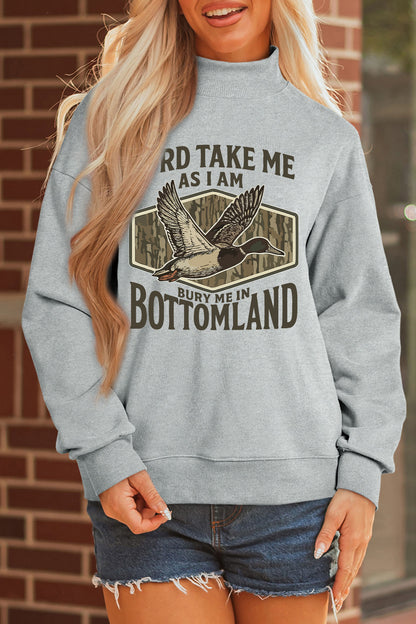 Trailhead Western Duck Mock Neck Sweatshirt