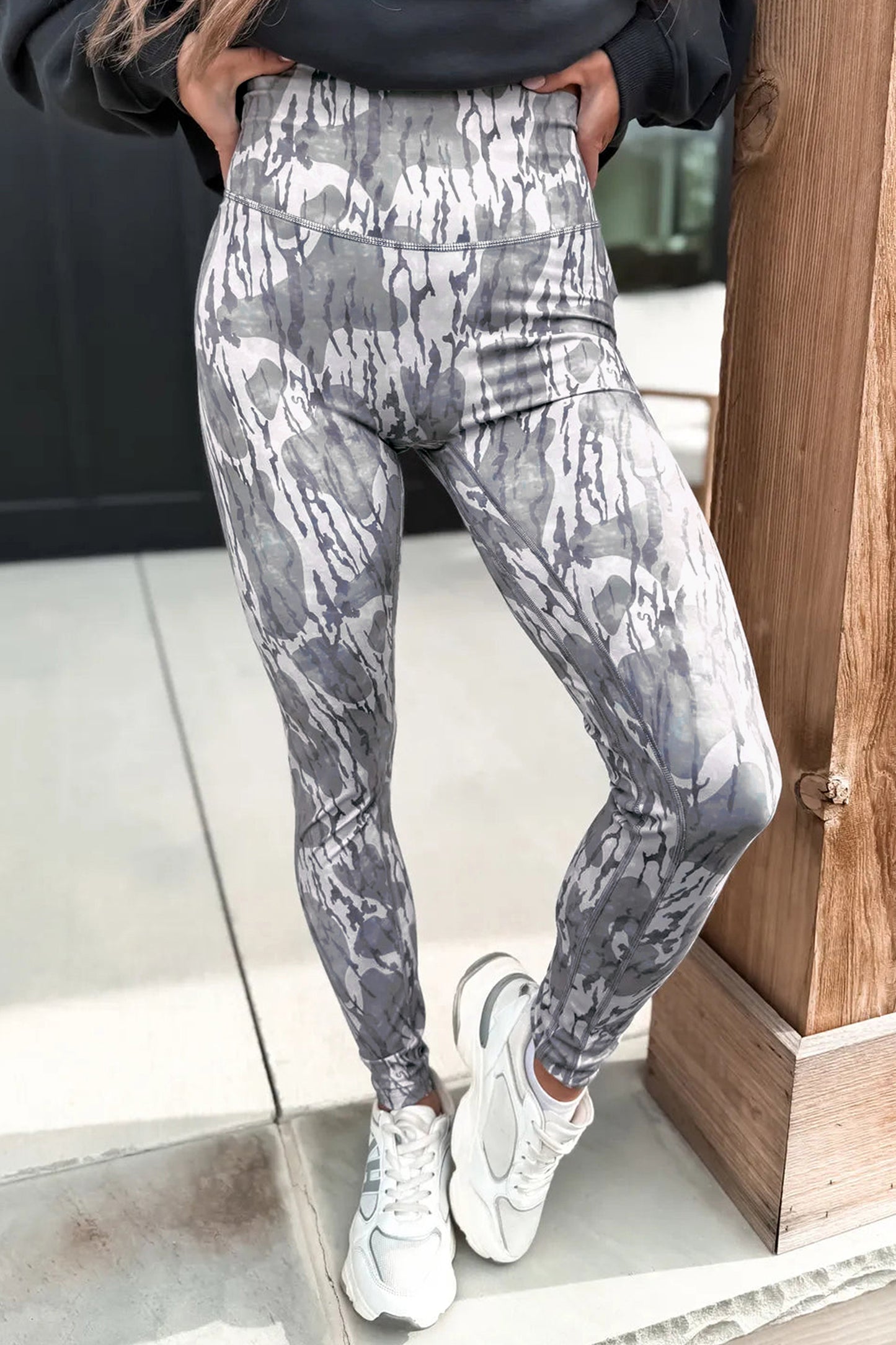 Trailside Camouflage High Waist Leggings