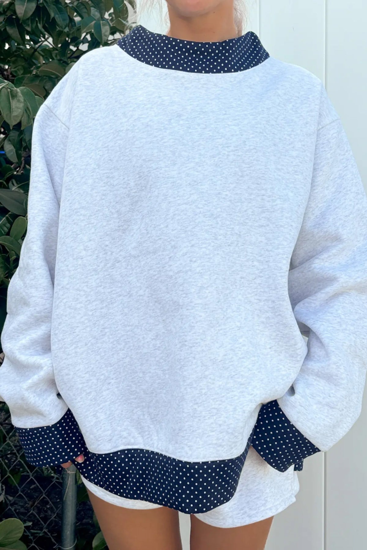 Sunday Grace Polka Dot Jesus Sweatshirt
