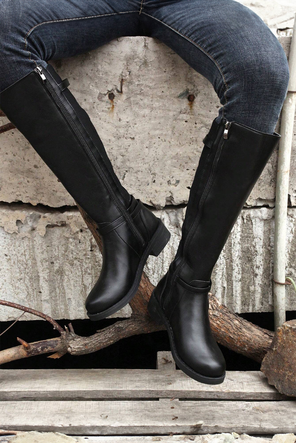 Blackwater Knee-High Western Boots
