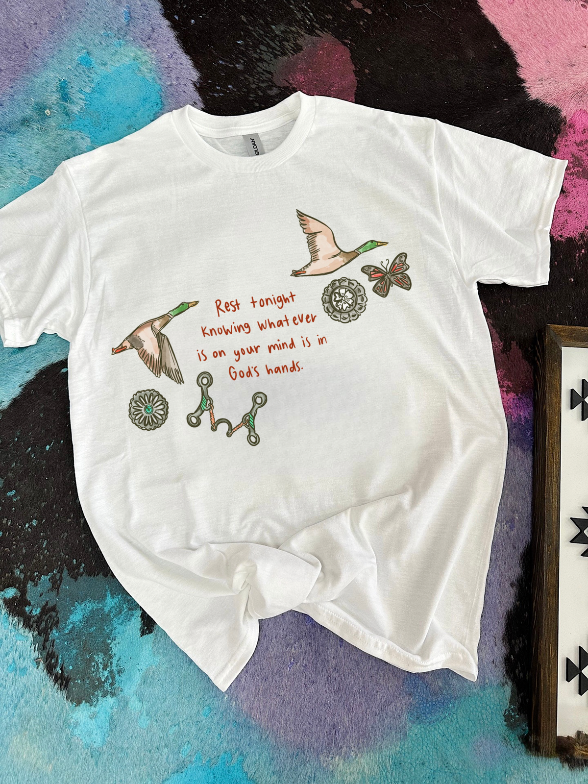 In God’s Hands Tee or Crewneck