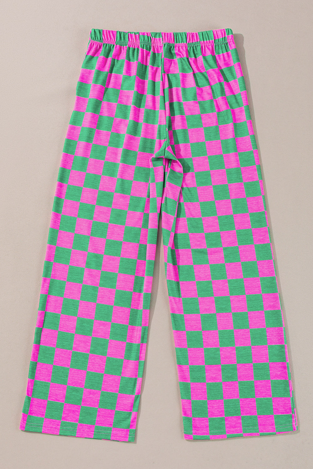 Wild Card Checked Wide Leg Pants