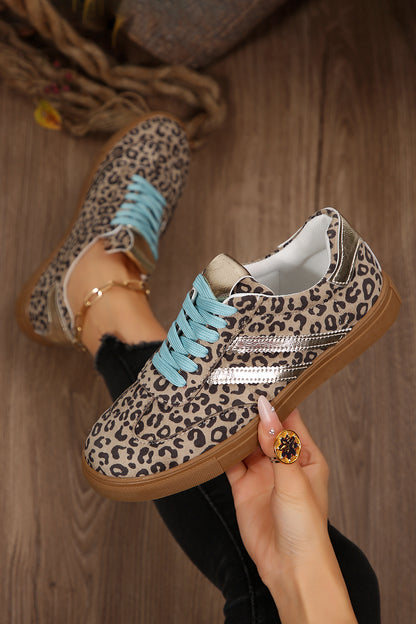 Wild Card Leopard Faux Suede Sneakers