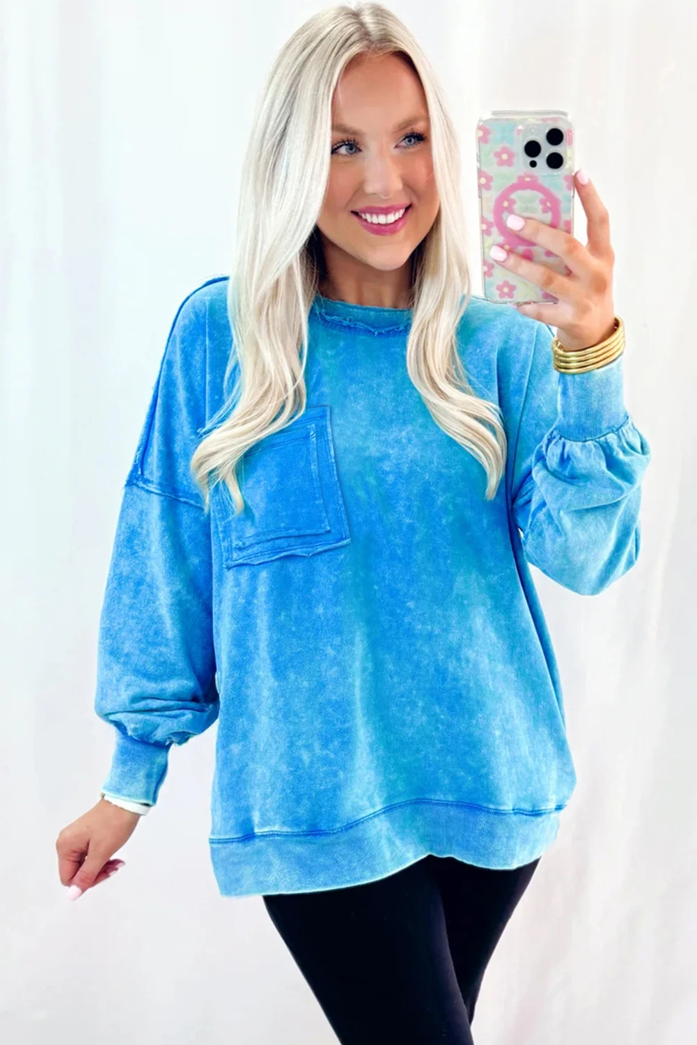 Blue Ridge Mineral Wash Pocket Sweatshirt