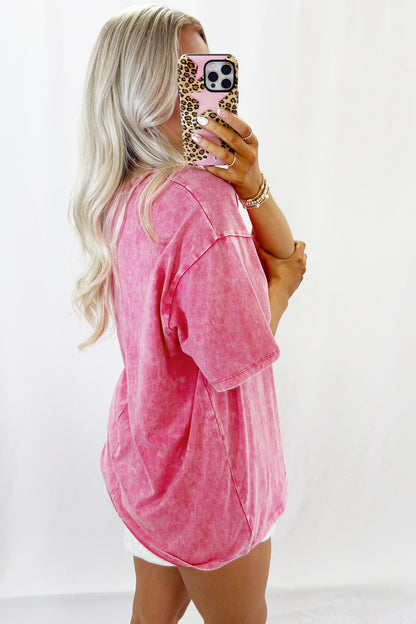 Mineral Washed Oversized Tee