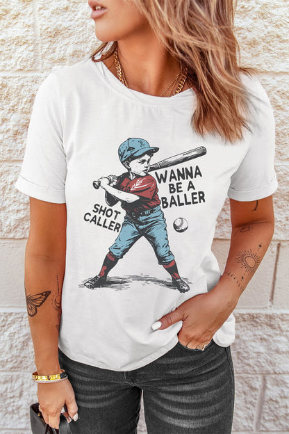 Ballpark Shot Caller Graphic Tee