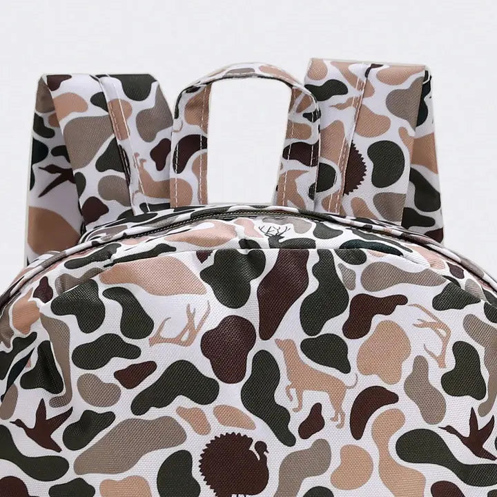 Deer Hunt Kids Canvas Backpack