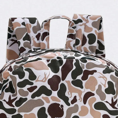 Deer Hunt Kids Canvas Backpack