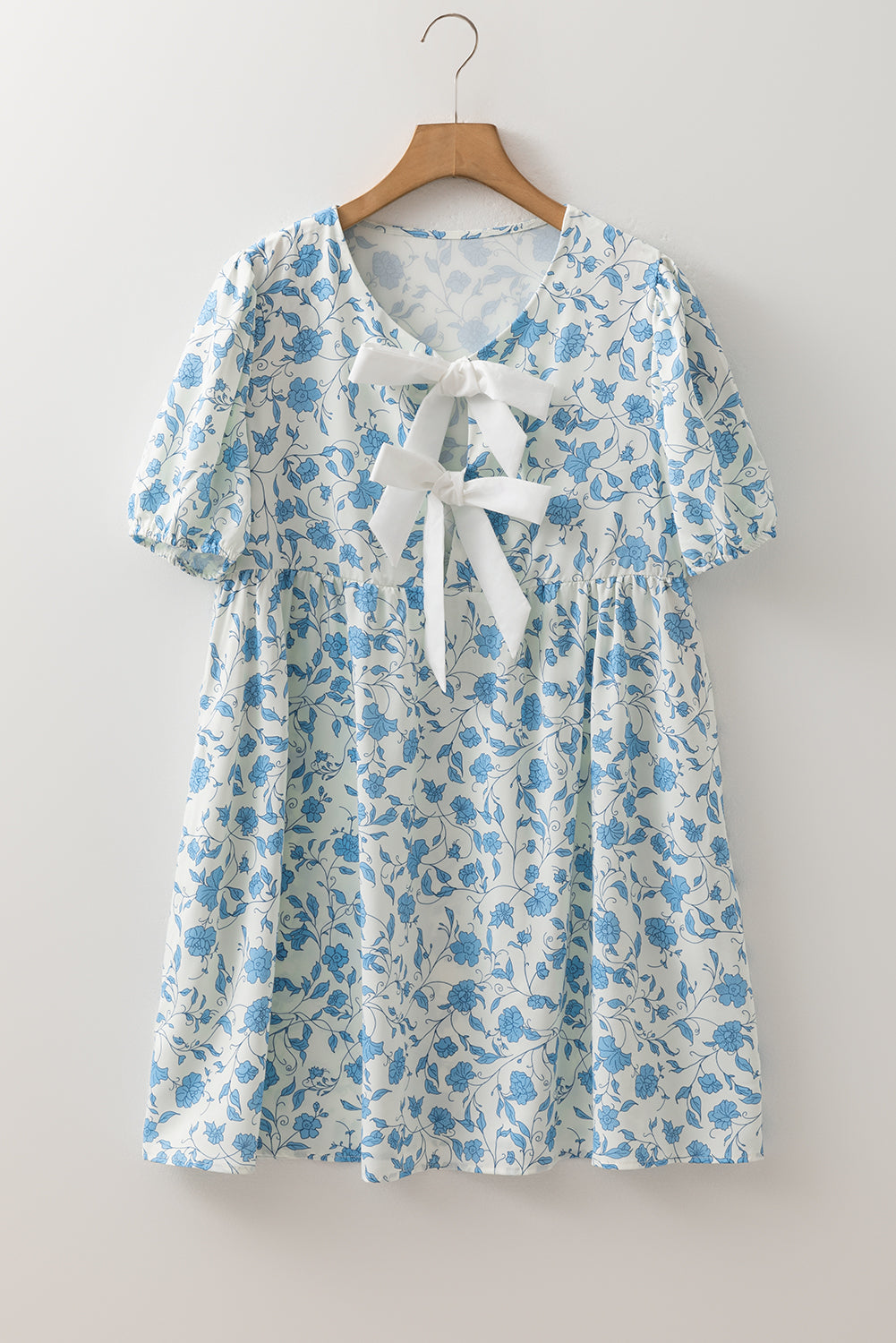 Bluebell Floral Bow Mini Dress