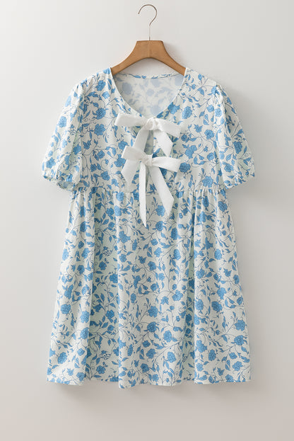Bluebell Floral Bow Mini Dress