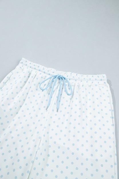 Polka Dot Colorblock Lounge Set