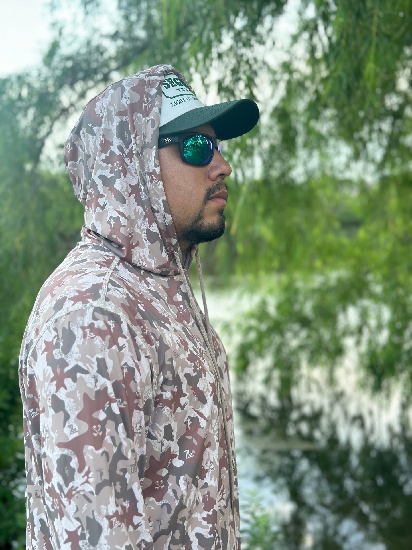 Camo Performance Hoodie Linegang/Liveline