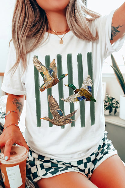 Greenhead Stripe Mallard Tee