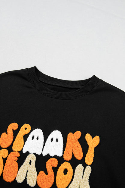 Spooky Season Embroidered Sweatshirt