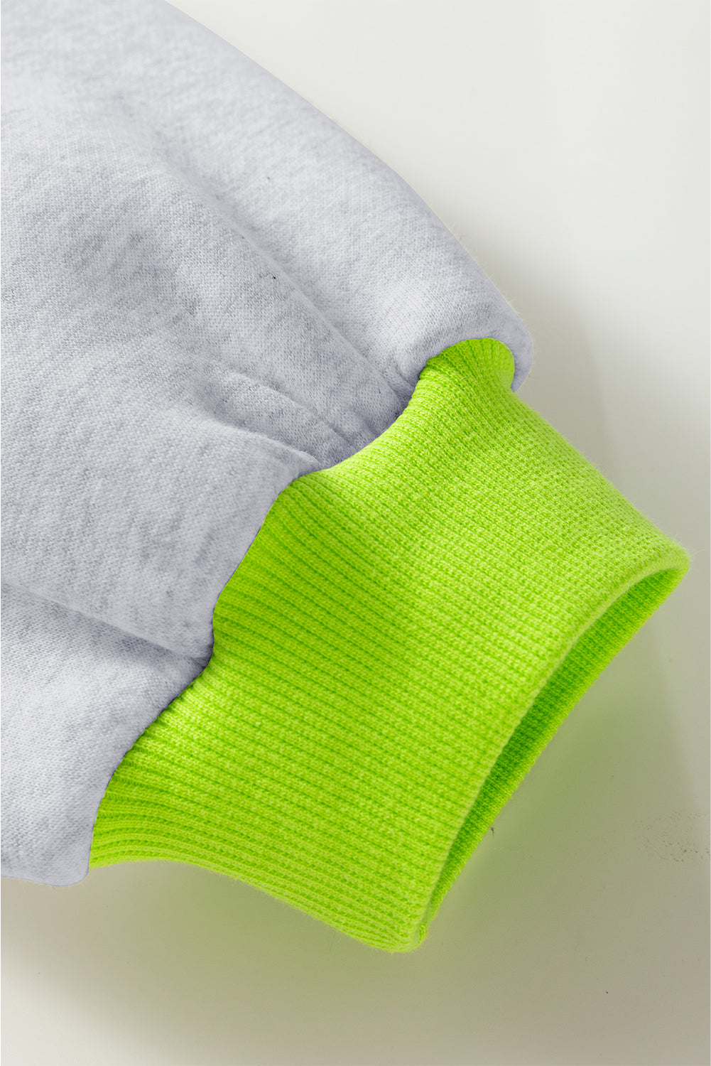 Colorblock Puff-Sleeve Sweatshirt
