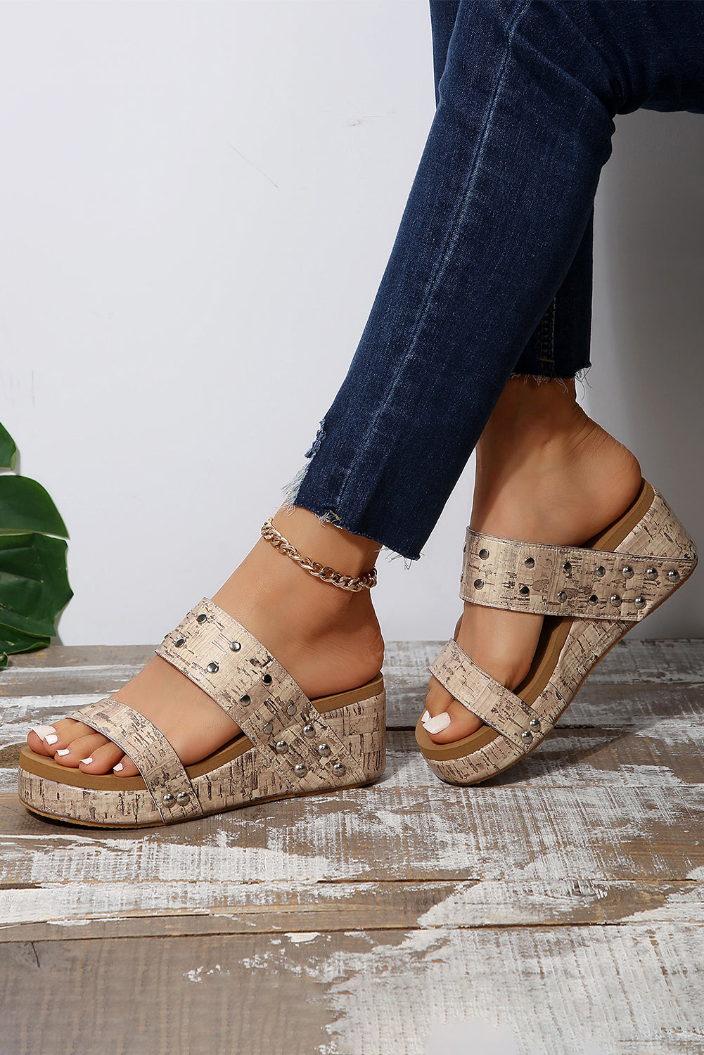 Sunday Stroll Wedge Slippers