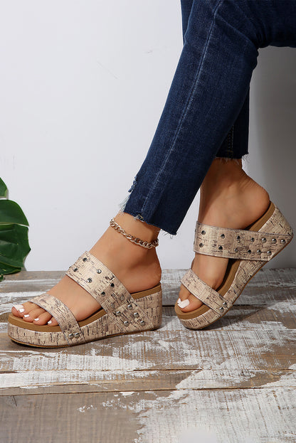 Sunday Stroll Wedge Slippers